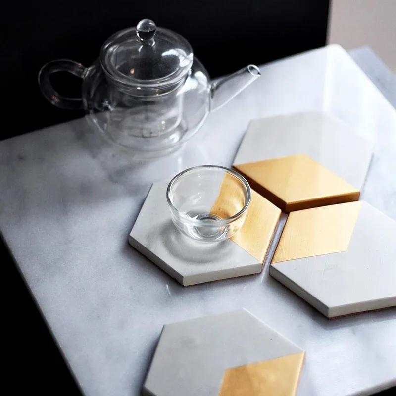 Силиконовая форма для подставок формы ручной работы бетона с шестигранным