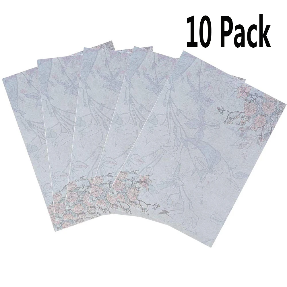 10 шт. цветная бумага для письма винтажный Ретро набор канцелярские