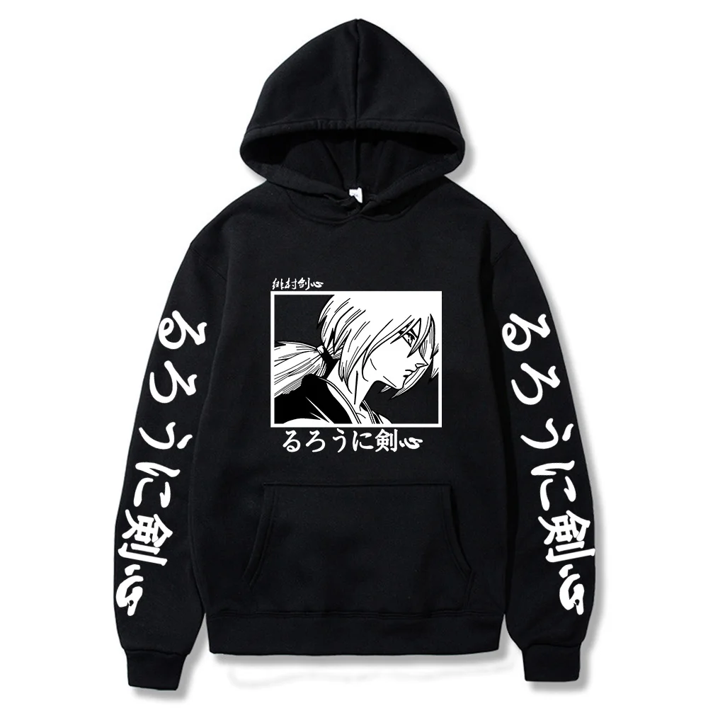 

Manga Hoodie Sweatshirt Rurouni Kenshin Cool Print For Woman And Man Streetwear