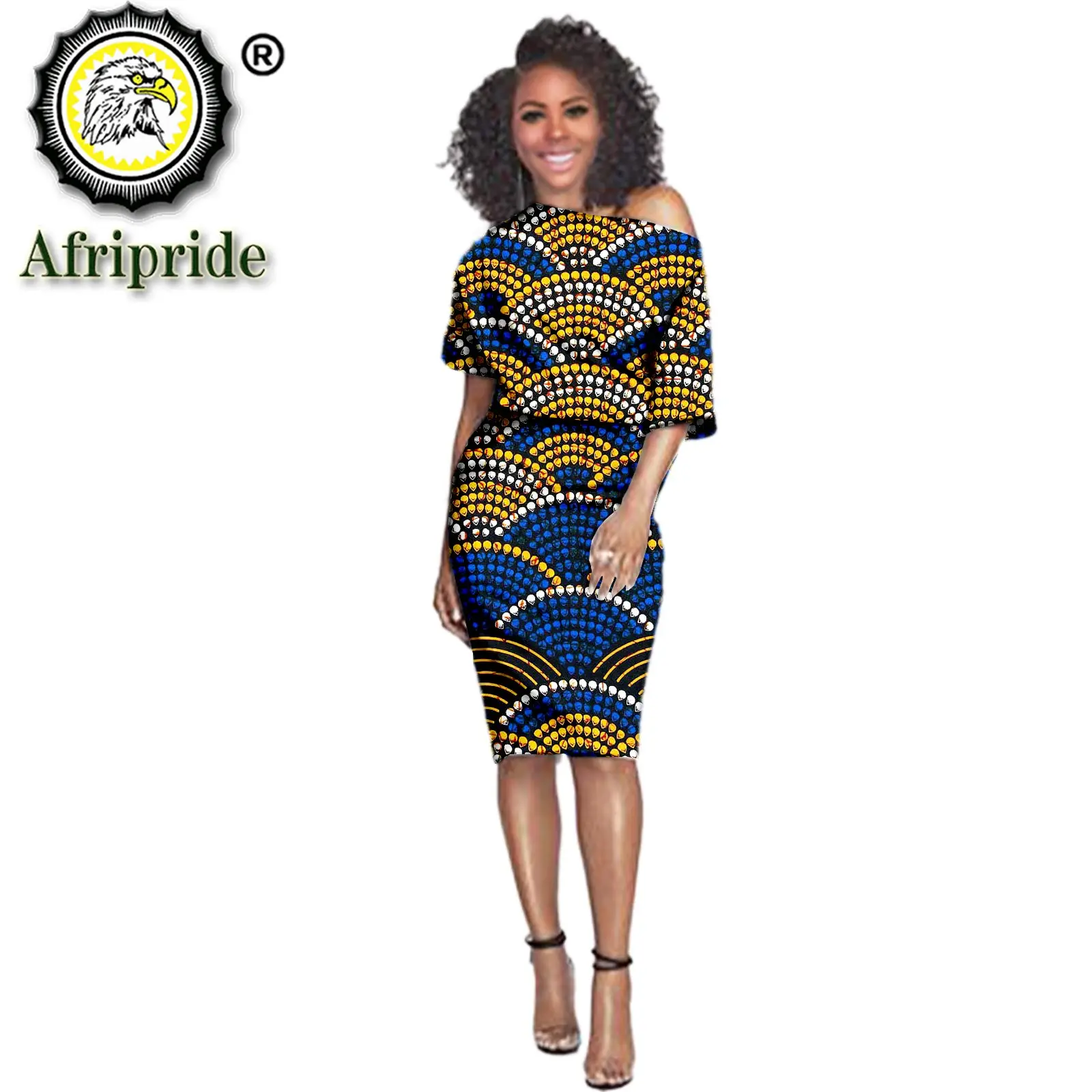 

African 2 Piece Set for Women Dashiki Tops and Print Skirts Outfits Bazin Riche Plus Size Wax Attire African Clothes S2126004