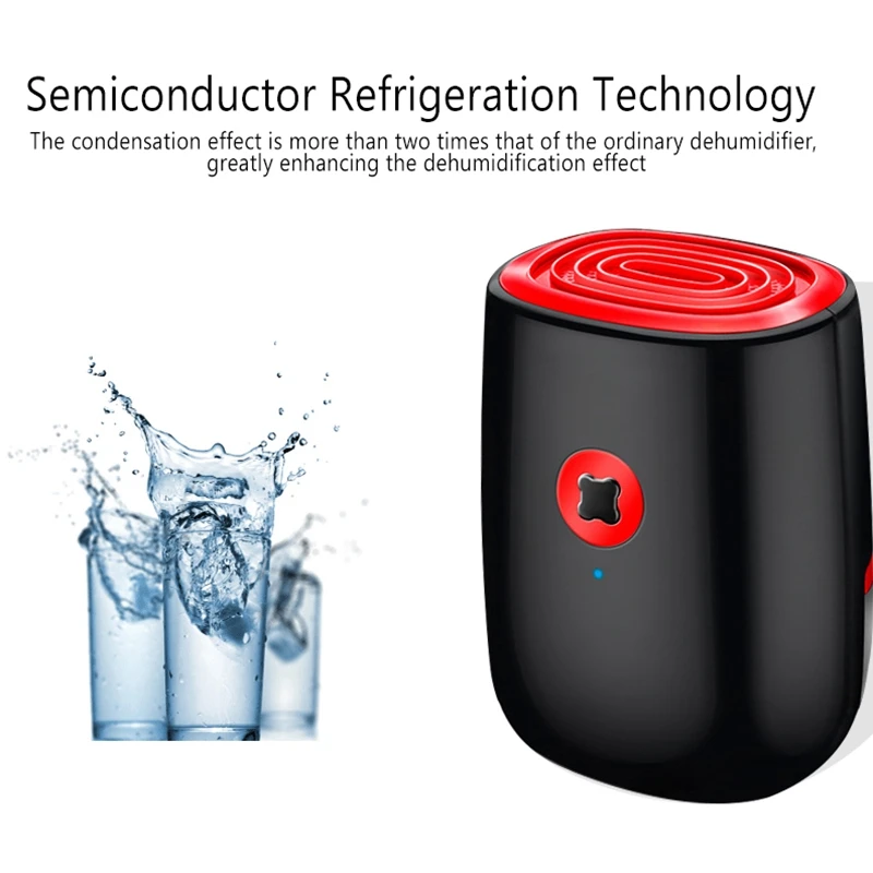 800 мл Электрический увлажнитель воздуха для дома 25 Вт мини бытовой осушитель