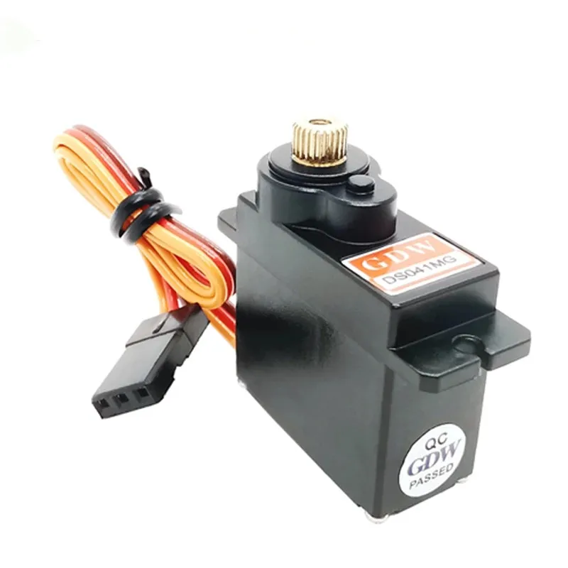 

GDW DS041MG 5KG Torque Micro Metal Gear Mini Digital Servo for 450 Helicopter Fix-wing RC Auto Robot Arm Accessories Spare Parts