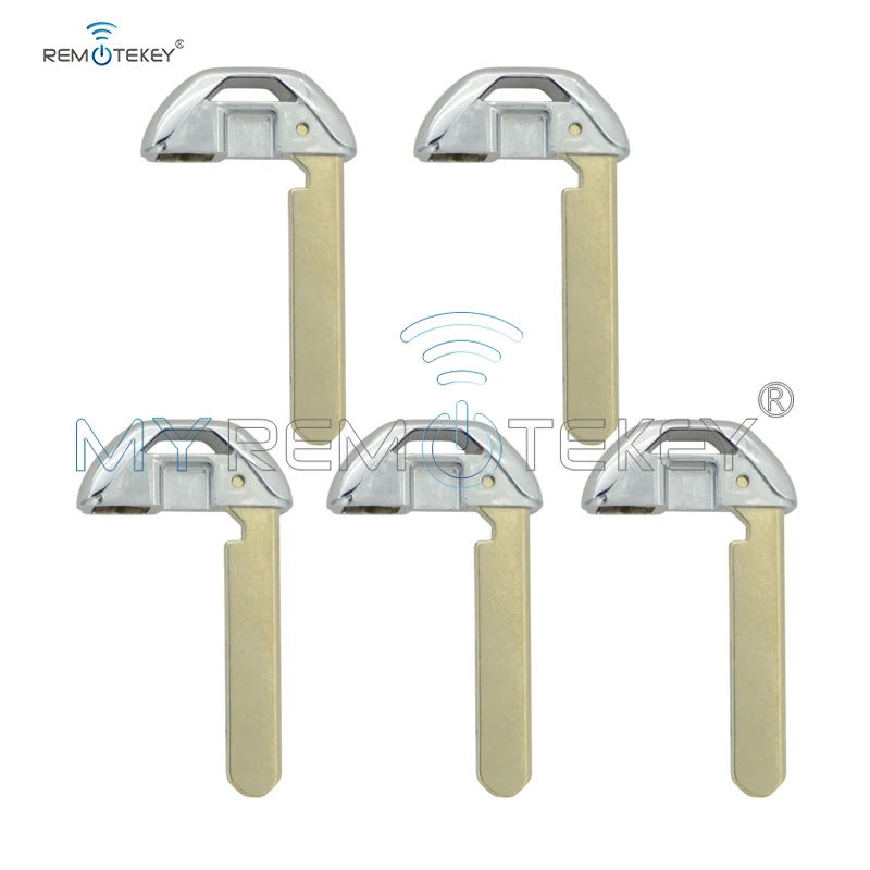 Remtekey 5 шт. запасное необработанное лезвие дистанционного управления для Honda Accord