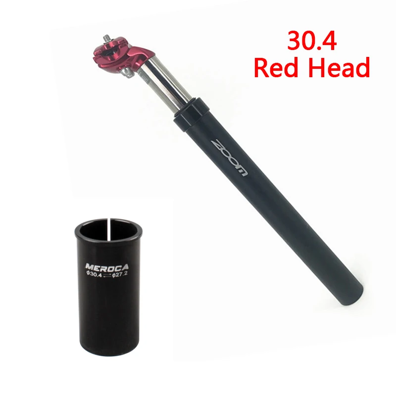 Red 30.4 Подседельный штырь для велосипеда 27,2/31,6X350 мм Подседельный штырь алюминиевый велосипедный амортизационный амортизирующий подседельный штырь - Цвет: Red 30.4