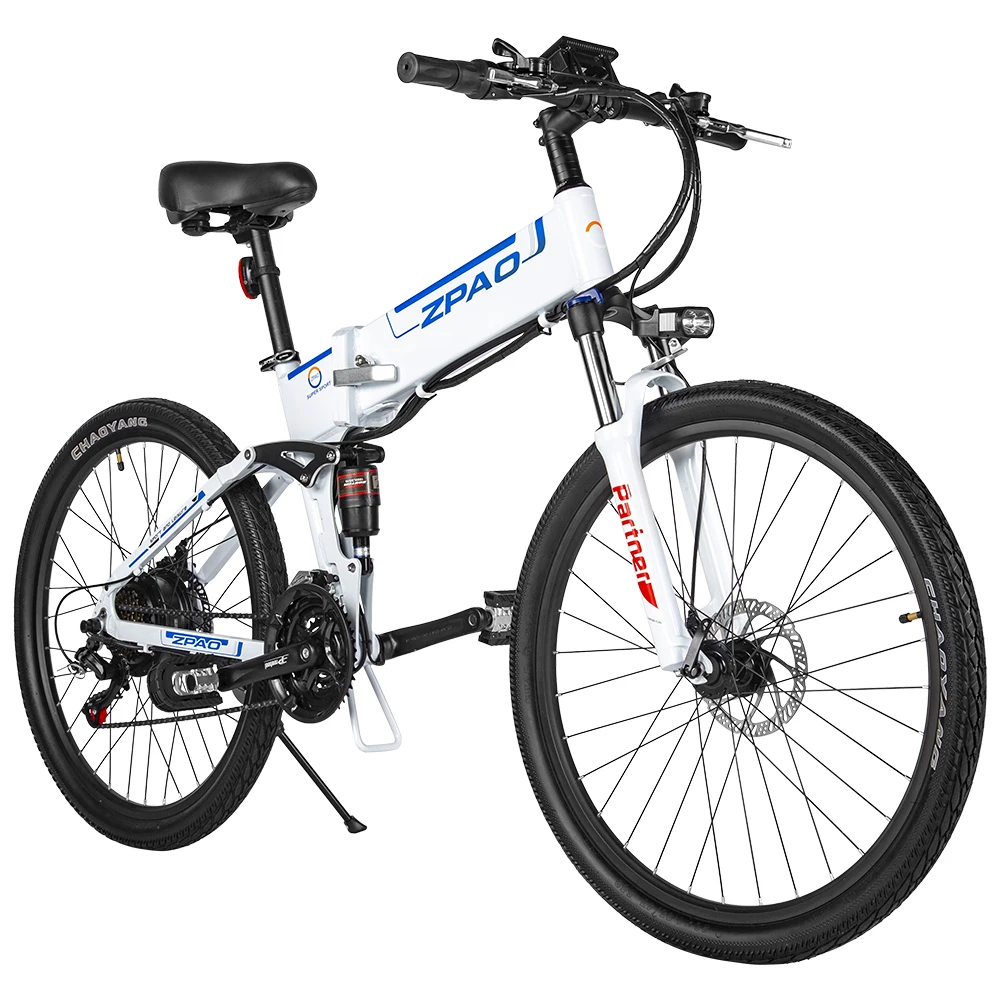 26-дюймовый складной электрический велосипед 500 Вт горный пляжный мощный мотор