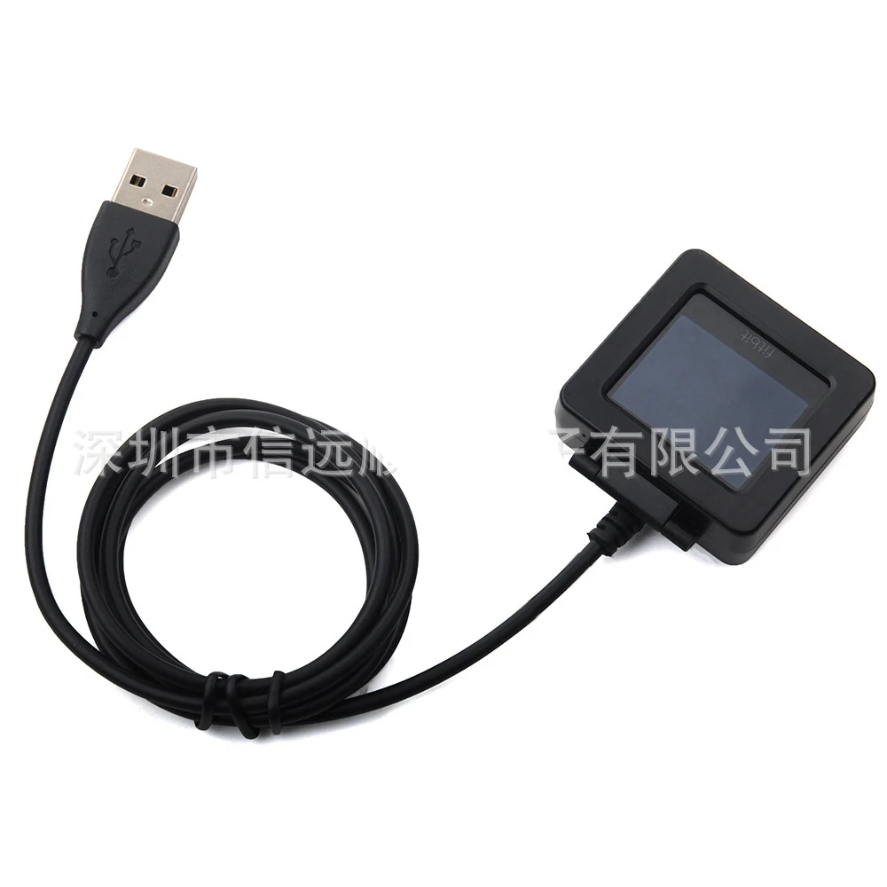 Мощность поставщик цвет: черный синий розовый USB кабель для быстрой зарядки Fitbit