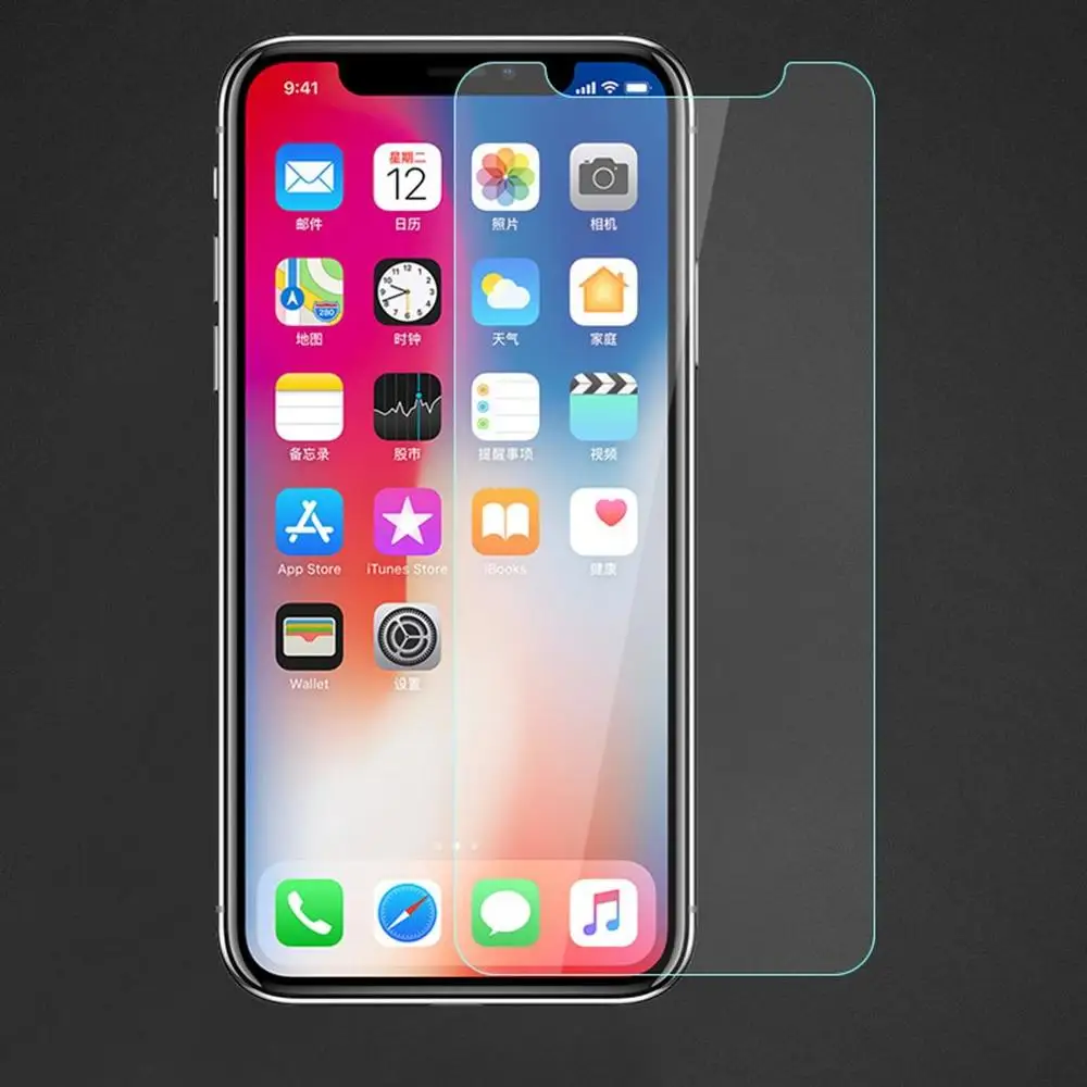 Новинка 2020 закаленное стекло для iphone X XS 11 Pro Max XR защита экрана защитное на серии
