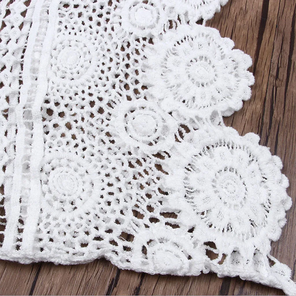 Женское пляжное платье в стиле бохо Пляжная накидка на бикини белый черный