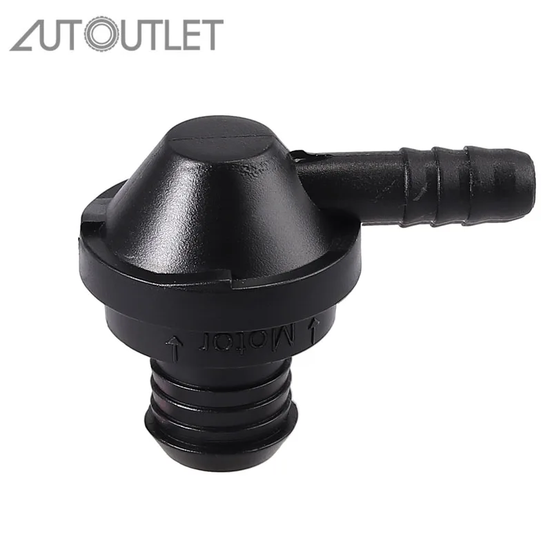 Осенний выход для дыхательного шланга односторонний вентиляционный клапан черный Audi V W Skoda Seat 030103175B