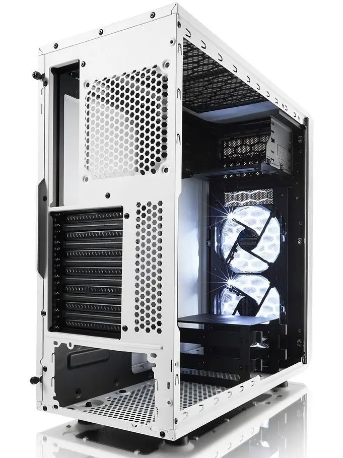 System unit housing fractal design focus G window White without power supply | Компьютеры и офис