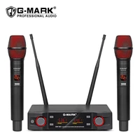 wireless microphone g mark ew100 professional uhf karaoke handheld mic frequency adjustable 80m for party band dj church show