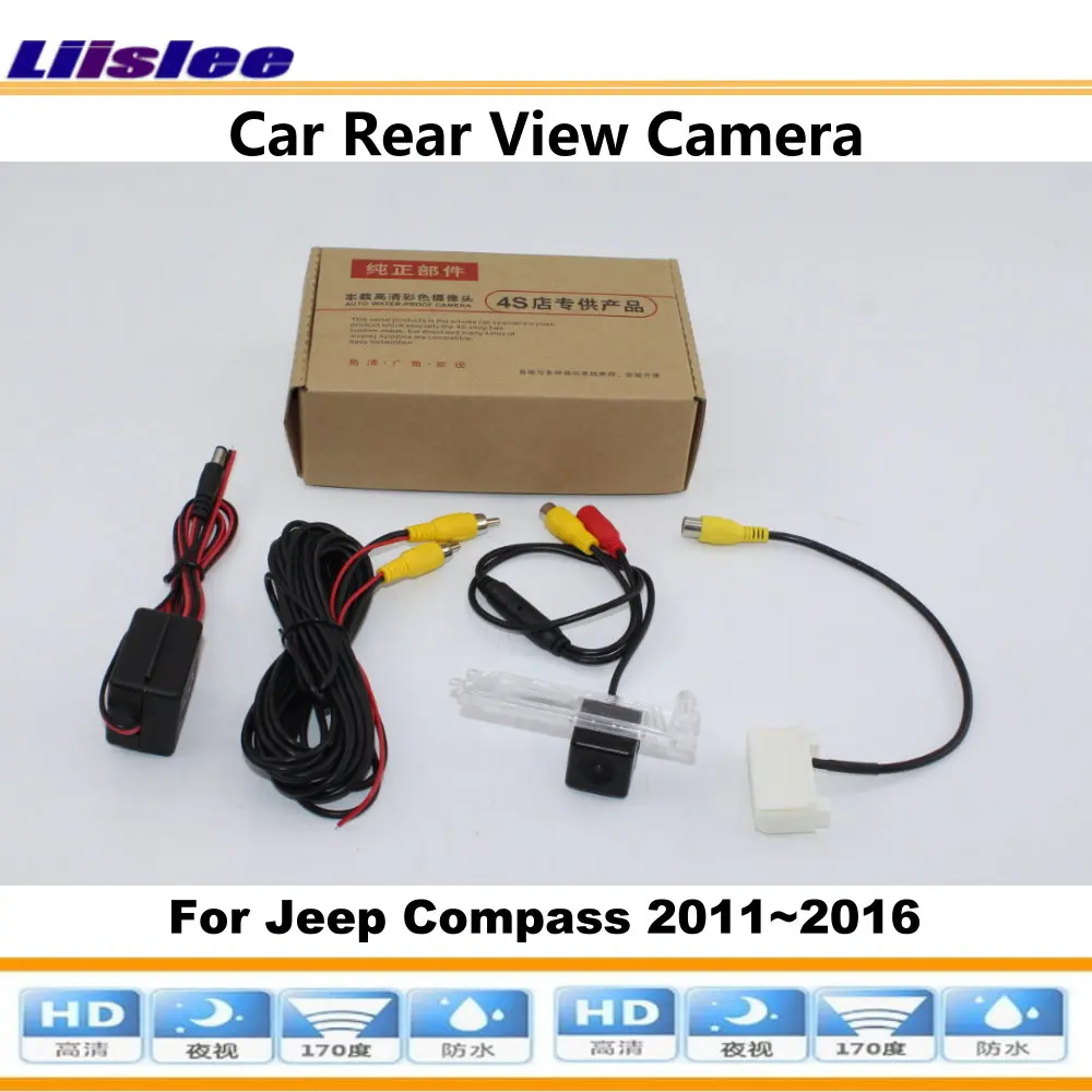 Задний вид автомобиля камера для Jeep Compass 2011 2016 совместимый оригинальный экран RCA