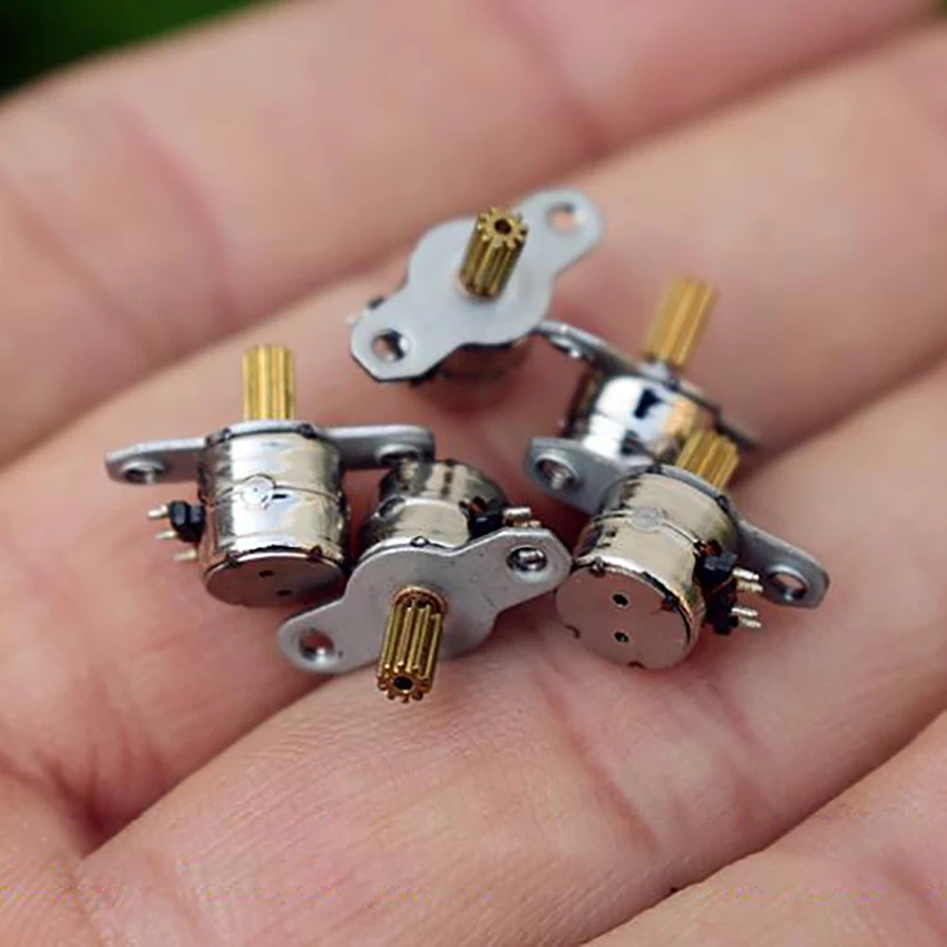 Двухфазный четырехпроводной микро шаговый двигатель 6 5 мм с шестерней фазовое