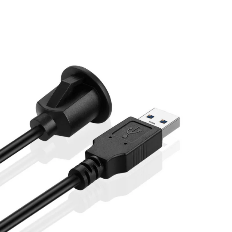 1 м Малый Удлинительный кабель с разъемом USB 3 0 штырь-гнездо для монтажа на панели