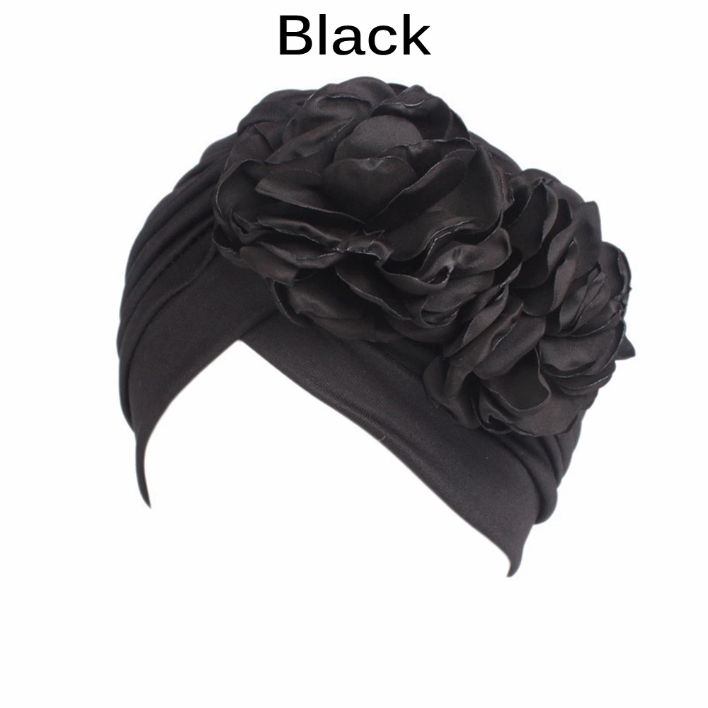 Style 2-black Бант принт стрейч мусульманский хиджаб для женщин исламский тюрбан-Джерси хлопок шляпа рак Кепка chemo головной убор бини шарф выпадение волос шапка - Цвет: Style 2-black