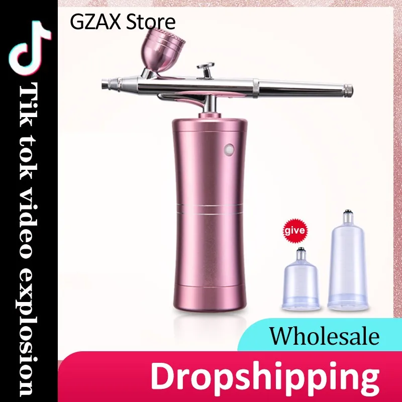 

Home Portable Oxygen Injecting Apparatus High-pressure Spray Nano Water Replenishing Instrument Facial Cleaning Deep Skin Beauty