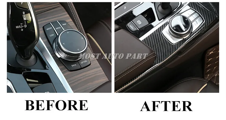 ABS консоль держатель стакана воды и iDrive панель Крышка для BMW 5 серии G30 2017 2021