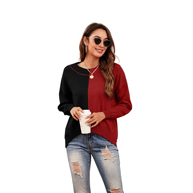 

2020 Autumn Round-Collar Slimming Thickened Tight Knit (Knit Sweater )