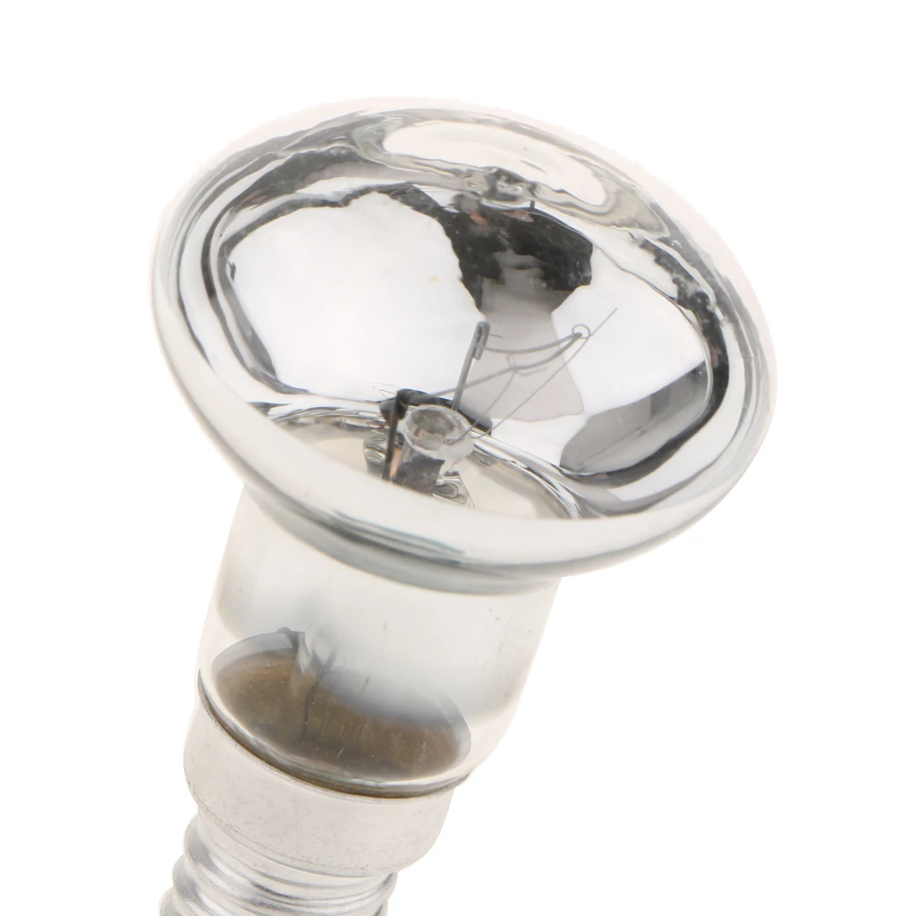 

Durable E14 Screw Base R39 Reflector Tungsten Filament Spotlight Bulb SES 25W Light Bulbs Clear Spot Lights, Lamp Bulb