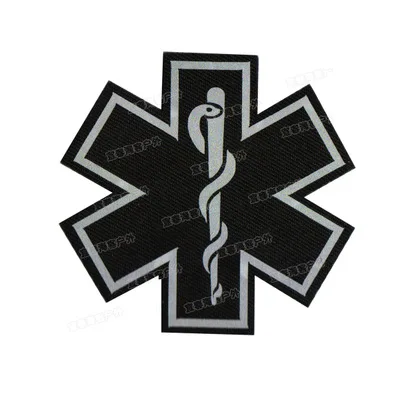 35 ИК Красный Крест фельдшер emt EMS армейский боевой медик патчи первой помощи Светоотражающие тактические медицинские аппликация со знаком значок - Цвет: 35
