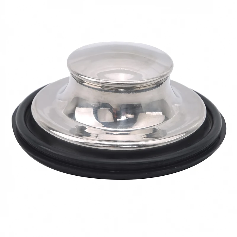 

Kitchen Accessories Waste Disposer Plug Stainless Steel Durable Premium Water Sealing Cover Accessories Sink Plug Replacement
