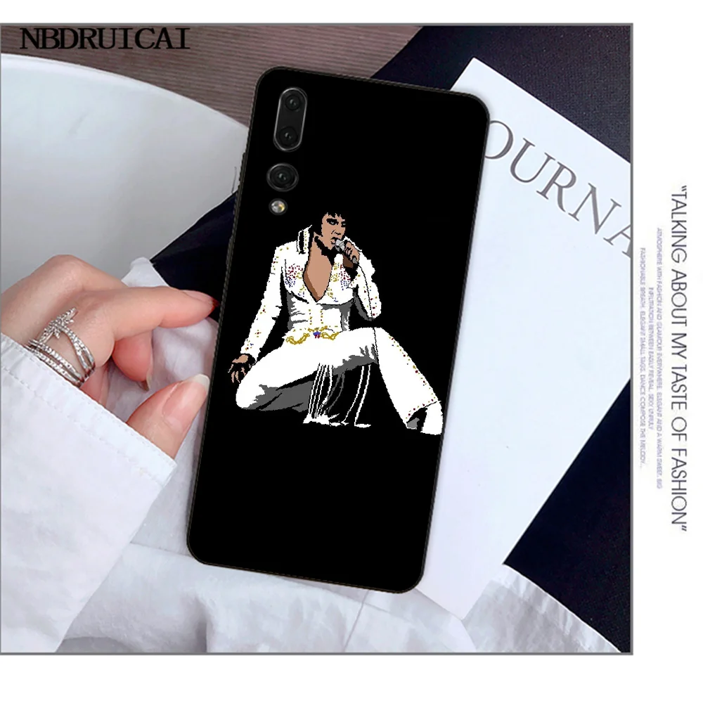 NBDRUICAI Elvis presley Singer чехол для телефона с принтом сделай сам Huawei Y5 Y6 Y7 Y9 Prime 2019 Enjoy 7 8 9 10