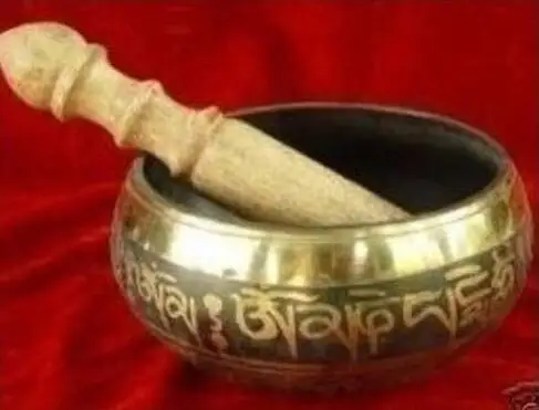 3 7 дюйма Поющая чаша Гималайская ручная чакра медитация медная оптовая торговля