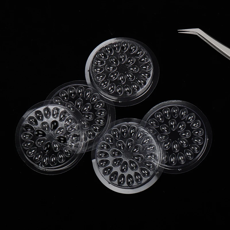 Одноразовые поддоны для клея ресниц 100 шт. подставка наращивания пластиковый