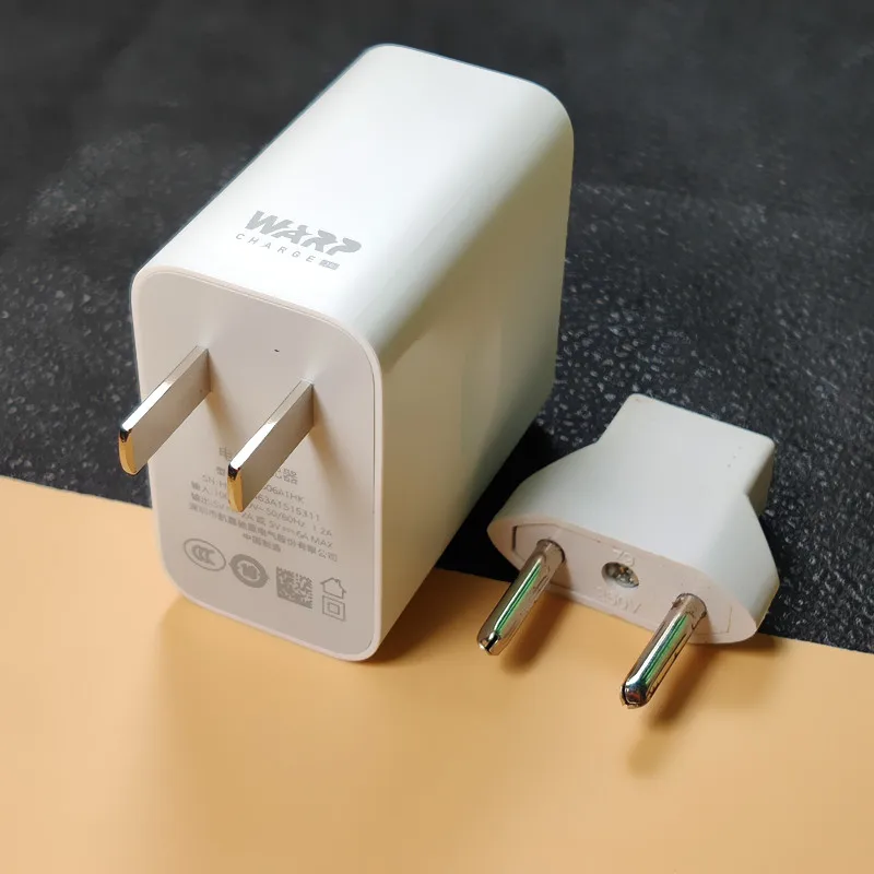 Warp charge Oneplus charger 30W USB Dash charging EU/US Fast Power adapter Type-C Cable 5V 6A For One plus 7t 7 Pro 6 6t 5 5t 3