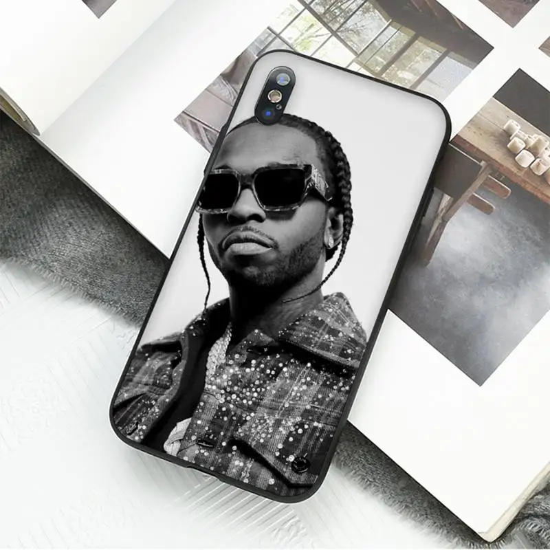 

TOPLBPCS Rapper Pop Smoke Phone Cover For iPhone 5 5s SE 11 8 7 6 6S Plus 7 plus 8 plus X XS MAX 5 5S XR 11 Pro max SE 2020