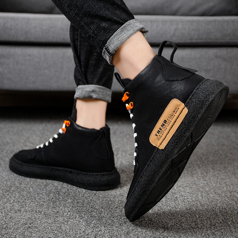 

Home Boots Cowboy Boots Mens Sneakers Casual Shoes Zapatos Informales De Hombre Sport Chelsea Men Winter Leather For