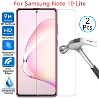 tempered glass screen protector for samsung note 10 lite case cover on galaxy note10 light not 10lite protective phone coque bag