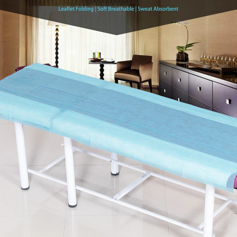 Одноразовые нетканые простыни для спа-массажа покрывала постельного стола 10 шт.