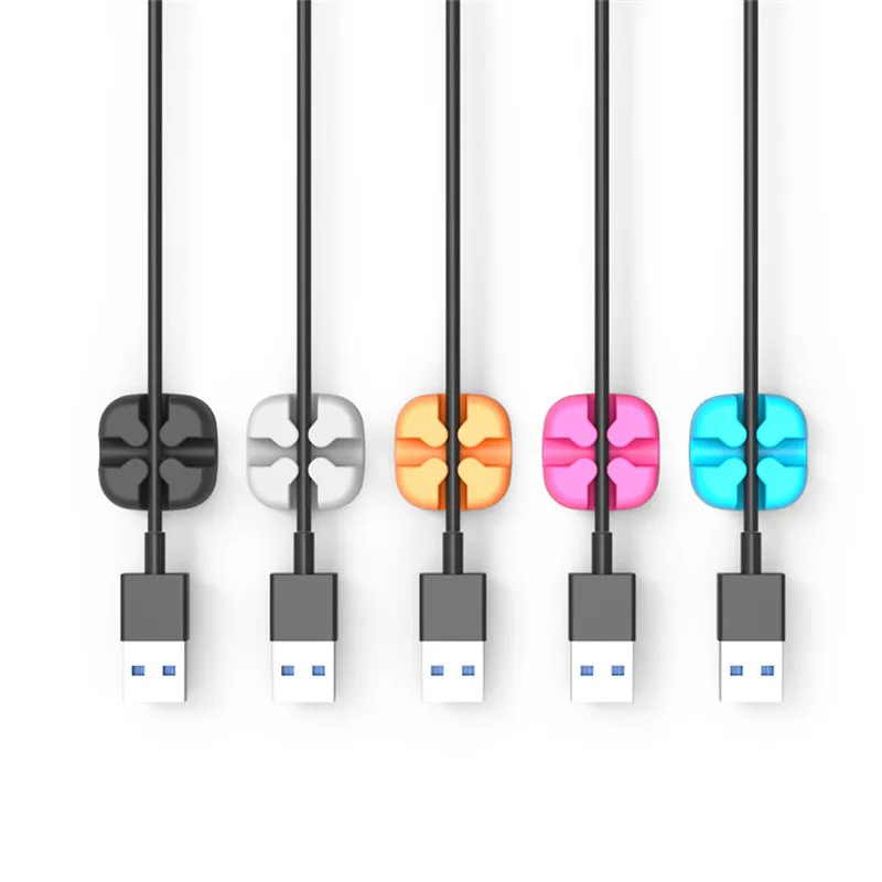 10 шт. кабель для хранения данных Winder Пряжка Защитная веревка Настольный