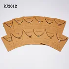 Rinhoo 12 созвездий, черные плетеные браслеты с цепочкой для женщин, мужчин, детей, золотой, серебряный цвет, Знак зодиака, браслеты с надписью Make a Wish