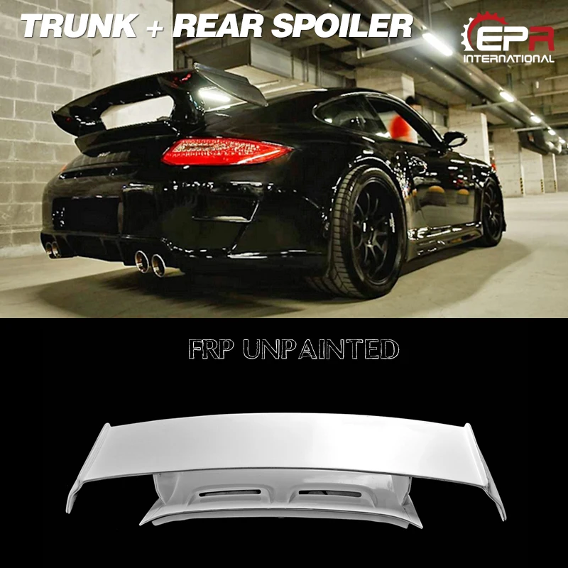 Автомобильный Стайлинг для Porsche RP из стекловолокна 911 GT3 RS Стиль задний багажник с