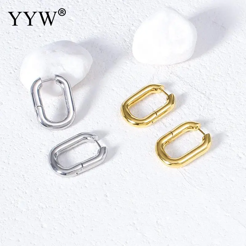 

Pure Color Earrings 2021 Personalized Metal Brass Earrings Fashion Wild Vintage Simple For Woman Daily Wear Or Matching Clothes