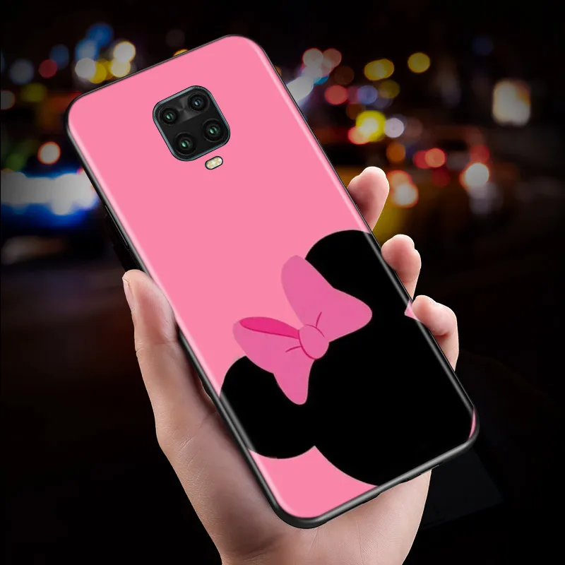 Mickey and Minne BFF For Xiaomi Redmi Note 11 11S 10 9 8 7 6 5 4 Pro 5G 4G Silicone Soft Shockproof Black Phone Case Capa Cover