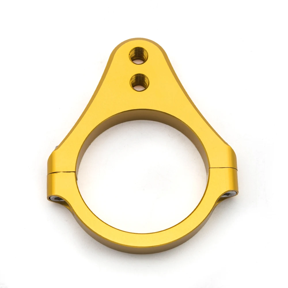 

Universal Aluminium Motorcycle Steering Damper Fork Bracket Reduce Lever Vibration 33 -59mm1piece