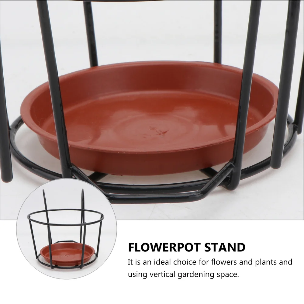 

3 Sets of Balcony Storage Shelf Hanging Vase Rack Windowsill Flower Stand Decor