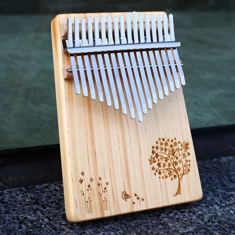Пианино KERUS Kalimba с 17 клавишами портативное пианино для мбира подарки детей и