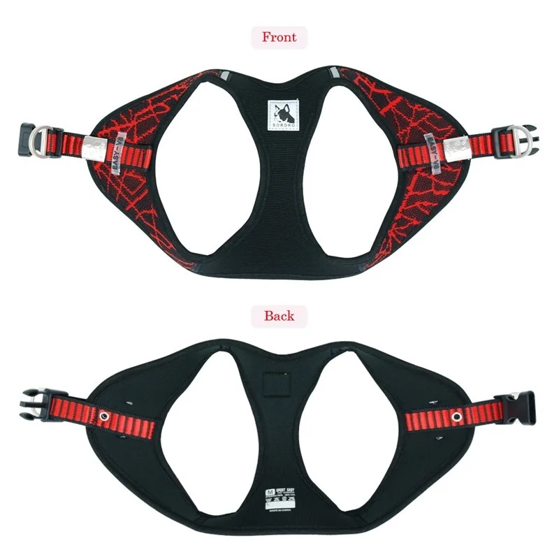 Светоотражающая нейлоновая шлейка для собак регулируемая пошаговая 3 м без