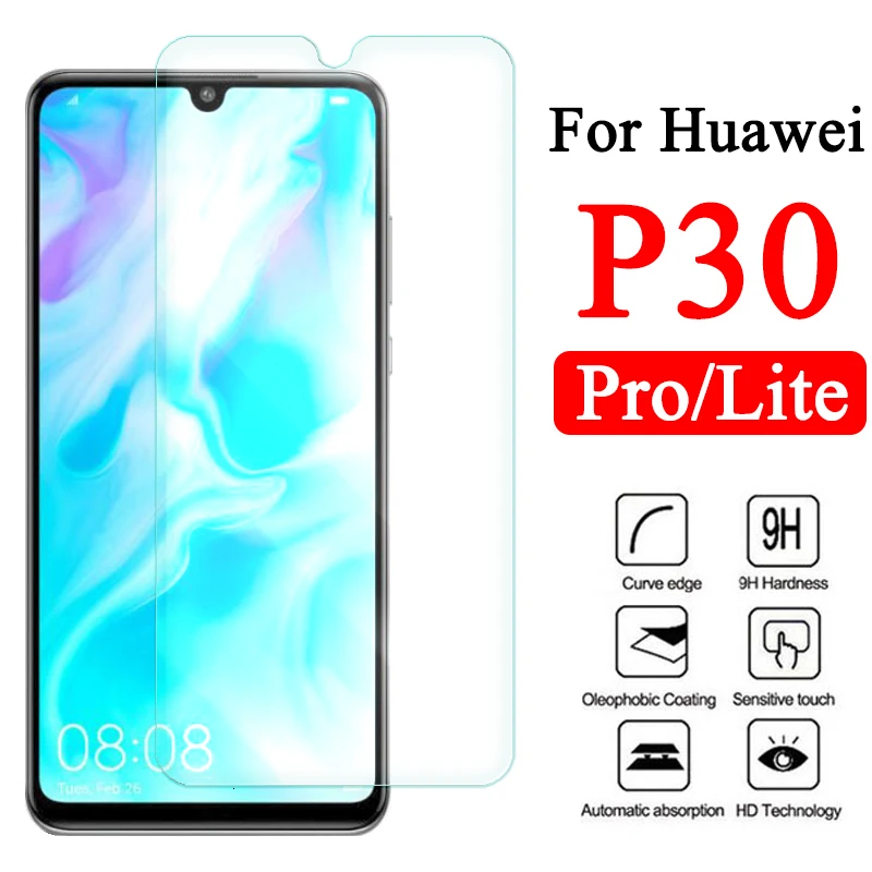 1000 шт. 9H 2.5D Закаленное стекло для Huawei P30 P20 Lite P10 Plus P8 2017 P9 Mini защита экрана защитное