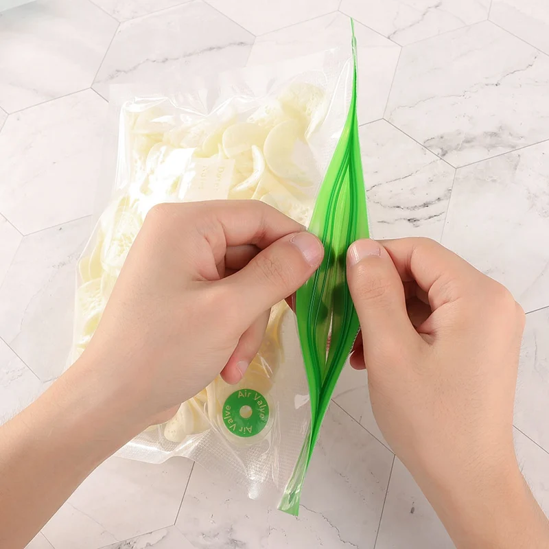 Домашний Вакуумный пакет для хранения пищевых продуктов складной