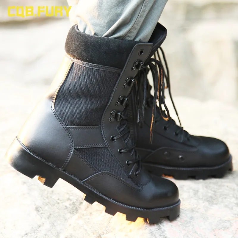 Autumn High-Top Ultra-Light Combat Boots Men's Breathable Special Forces Military Fan Combat Desert Hiking ombat Boots