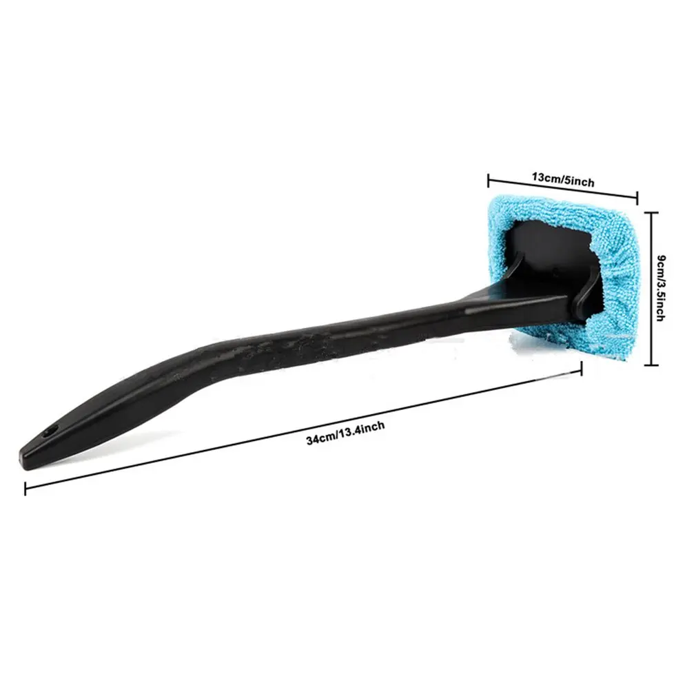 

1Pcs Detachable 13 inch Window Brush Microfiber Wiper Cleaner Cleaning Brush with Cloth Pad Car Auto Cleaner Cleaning Tool Brush