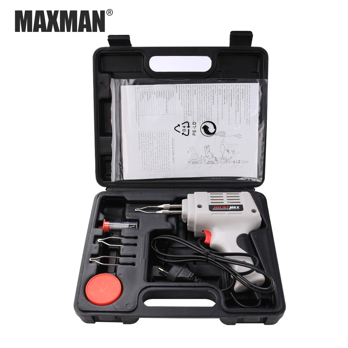 MAXMAN 220 V Электрический паяльник Комплект внутренний нагревательный пистолет