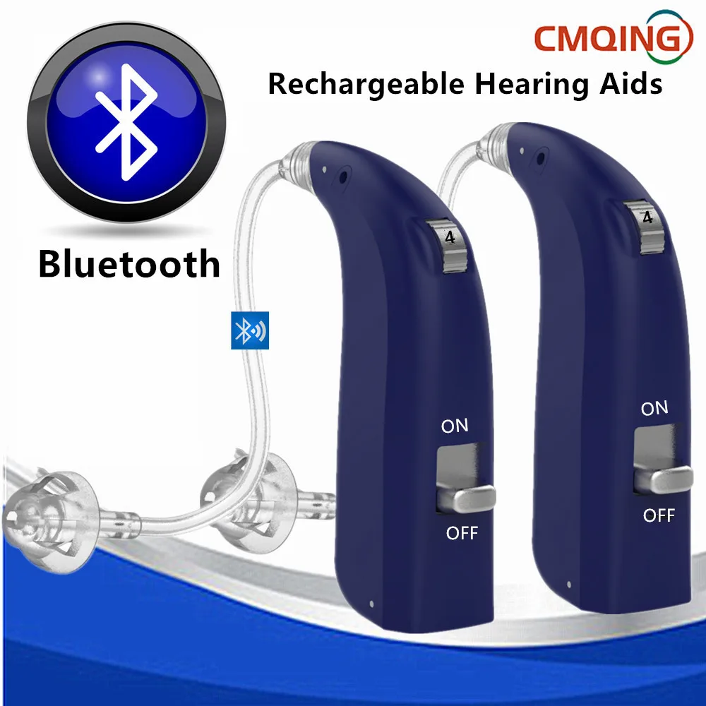 Новые перезаряжаемые слуховые аппараты bluetooth слуховой аппарат слуховое