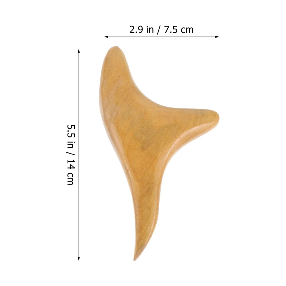 

2Pcs Practical Scraping Boards Unique Wooden Scraping Boards Scraping Tools