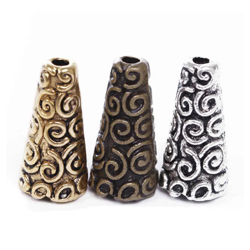 Оптовая продажа 40 шт DIY конические колпачки для колонны античные декоративные